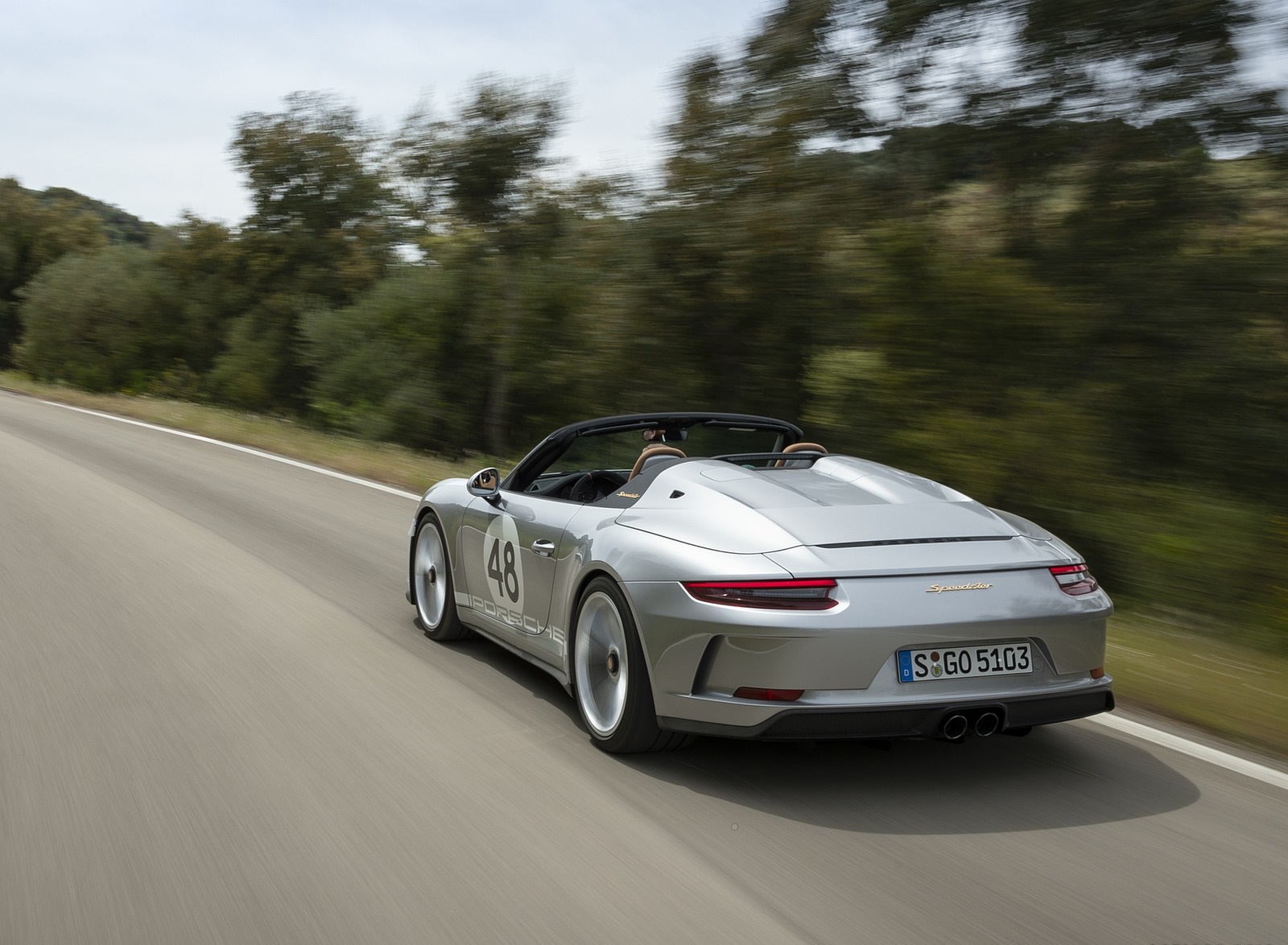 2019 Porsche 911 Speedster with Heritage Design Package Rear Three-Quarter Wallpapers (8)