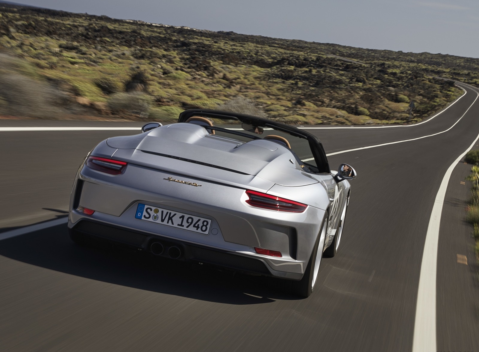 2019 Porsche 911 Speedster with Heritage Design Package Rear Wallpapers (10)