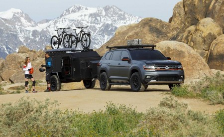 2019 Volkswagen Atlas Basecamp Concept Front Three-Quarter Wallpapers 450x275 (5)