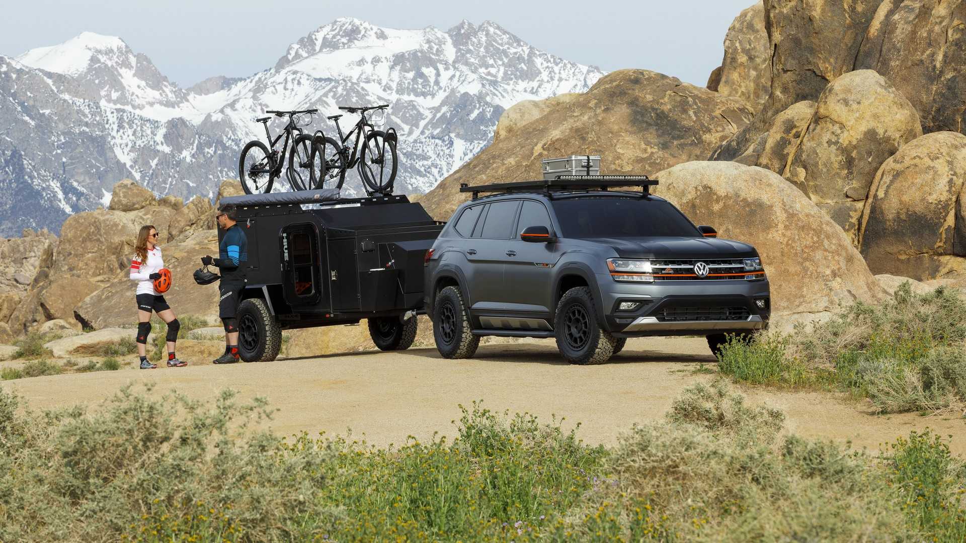 2019 Volkswagen Atlas Basecamp Concept Front Three-Quarter Wallpapers (5)