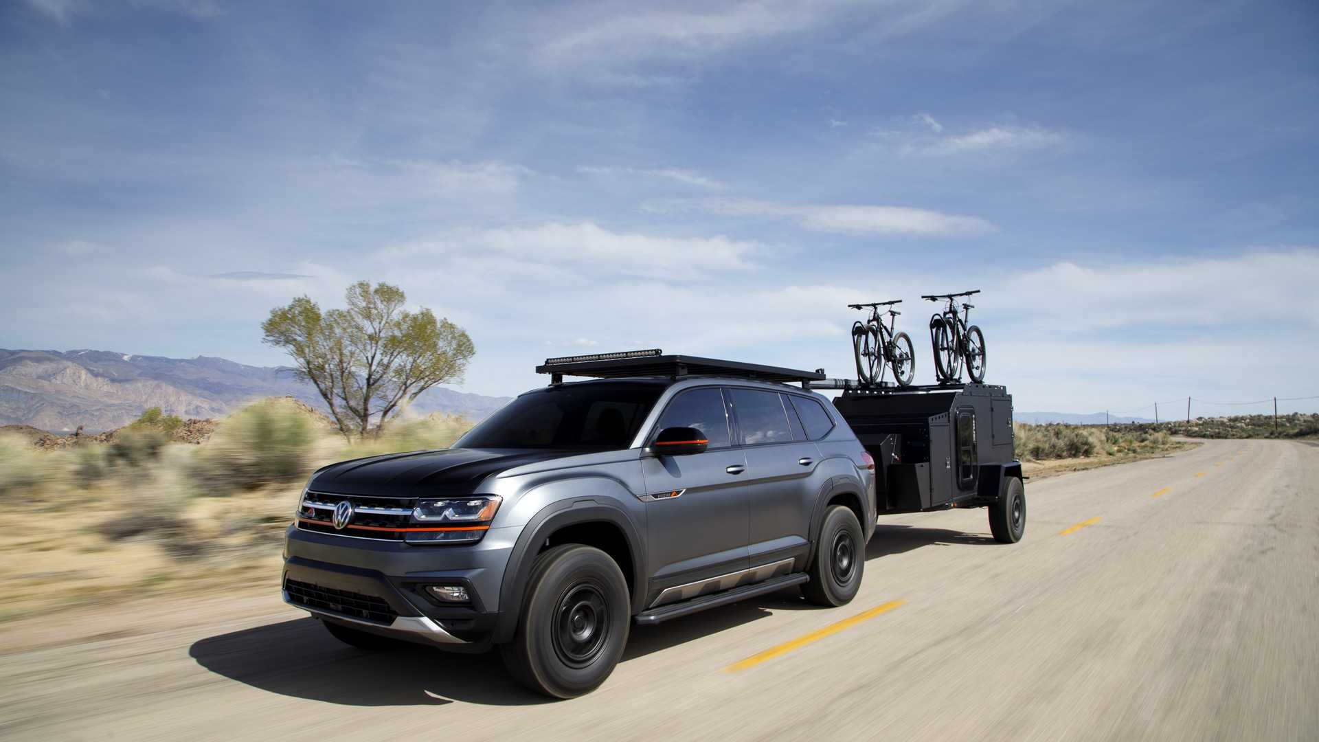 2019 Volkswagen Atlas Basecamp Concept Front Three-Quarter Wallpapers (1)