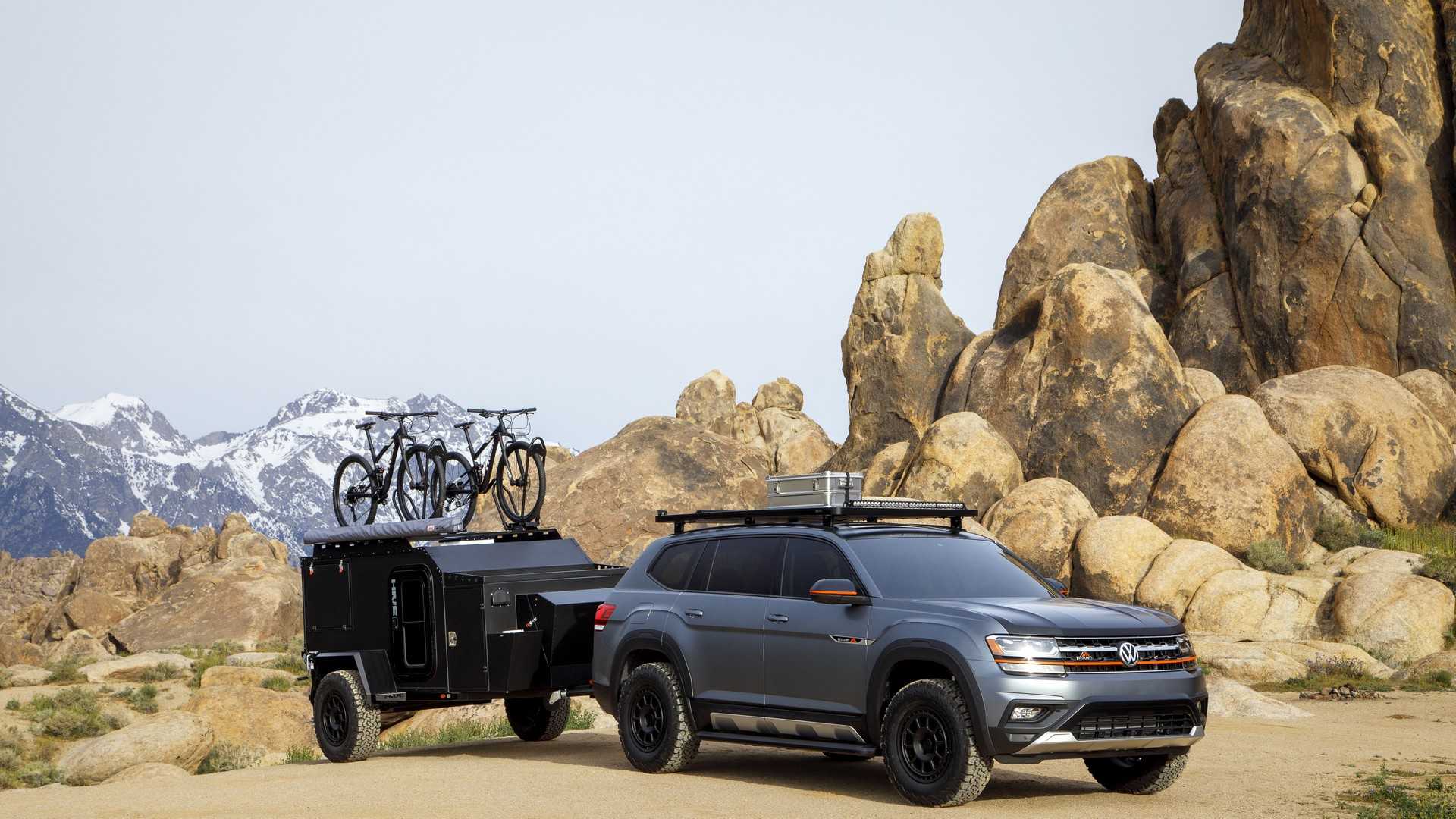2019 Volkswagen Atlas Basecamp Concept Front Three-Quarter Wallpapers (7)