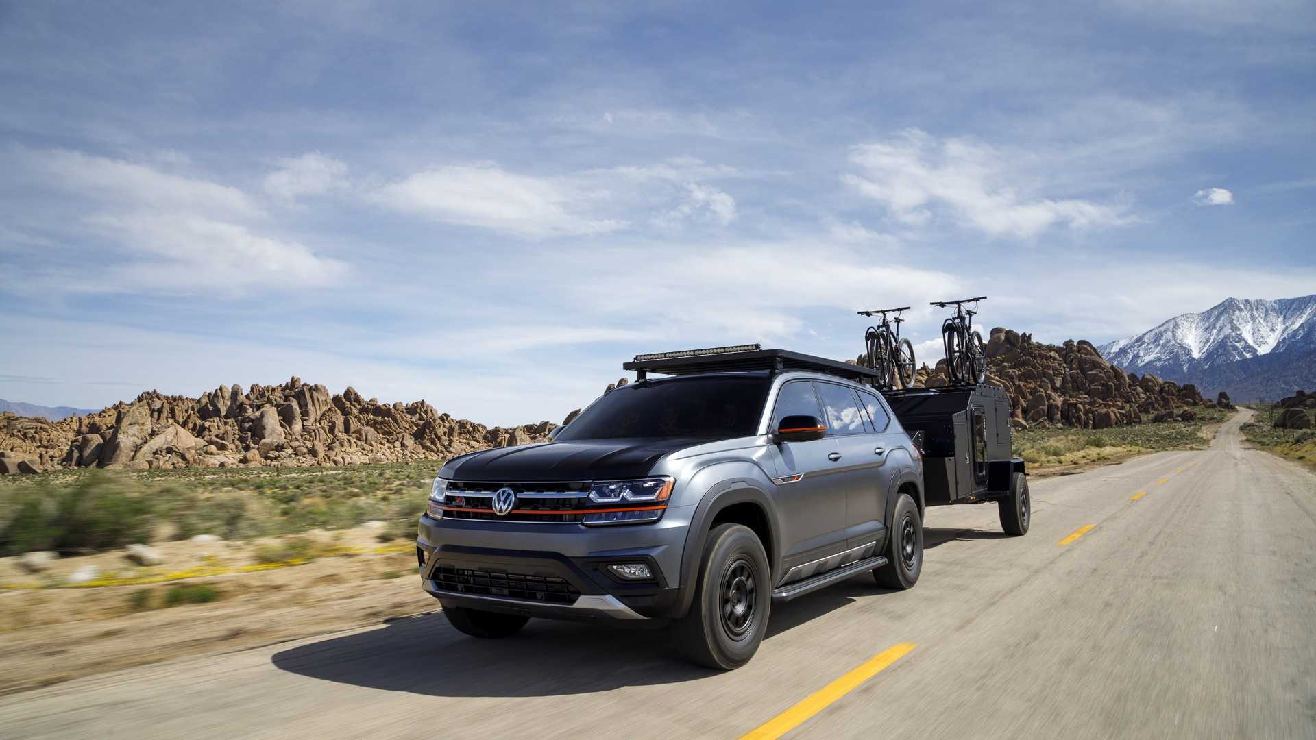 2019 Volkswagen Atlas Basecamp Concept Front Three-Quarter Wallpapers (2)