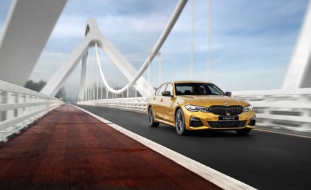 2020 BMW 3 Series Sedan Long Wheelbase Front Three-Quarter Wallpapers 450x275 (6)