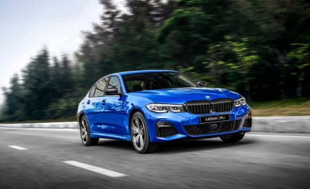 2020 BMW 3 Series Sedan Long Wheelbase Front Three-Quarter Wallpapers 450x275 (4)