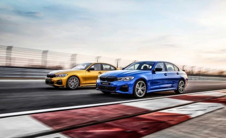 2020 BMW 3 Series Sedan Long Wheelbase Front Three-Quarter Wallpapers 450x275 (3)