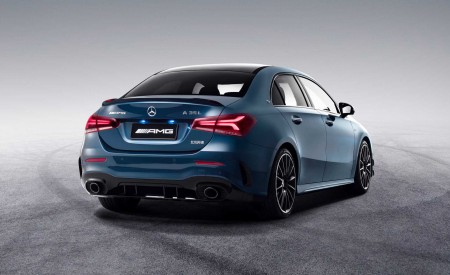 2020 Mercedes-AMG A35 L Sedan 4MATIC Rear Three-Quarter Wallpapers 450x275 (5)