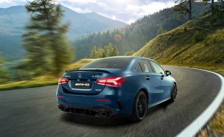 2020 Mercedes-AMG A35 L Sedan 4MATIC Rear Three-Quarter Wallpapers 450x275 (3)