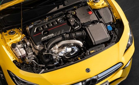 2020 Mercedes-AMG CLA 35 4MATIC (Color: Sun Yellow) Engine Wallpapers 450x275 (28)