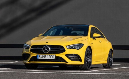 2020 Mercedes-AMG CLA 35 4MATIC (Color: Sun Yellow) Front Wallpapers 450x275 (15)
