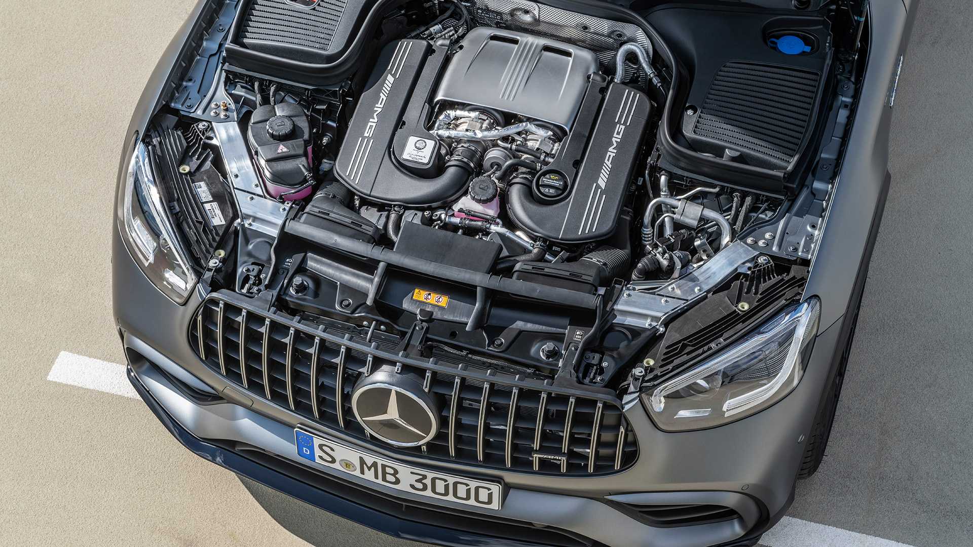 2020 Mercedes-AMG GLC 63 Coupe Engine Wallpapers #85 of 90
