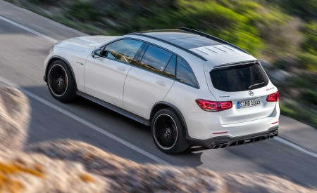 2020 Mercedes-AMG GLC 63 Rear Three-Quarter Wallpapers 450x275 (77)