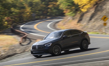 2020 Mercedes-AMG GLC 63 S Coupe (US-Spec) Front Three-Quarter Wallpapers 450x275 (7)