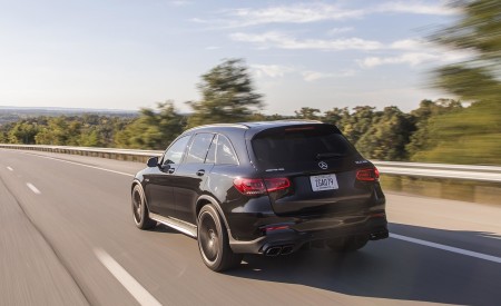 2020 Mercedes-AMG GLC 63 (US-Spec) Rear Three-Quarter Wallpapers 450x275 (7)