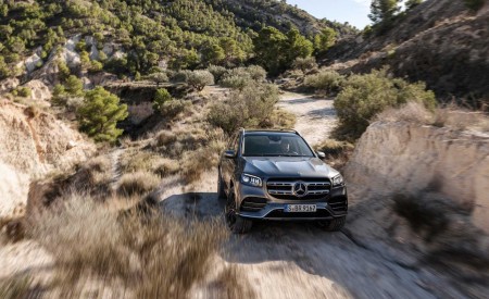 2020 Mercedes-Benz GLS AMG Line (Color: Designo Selenite Grey Metallic) Front Wallpapers 450x275 (16)
