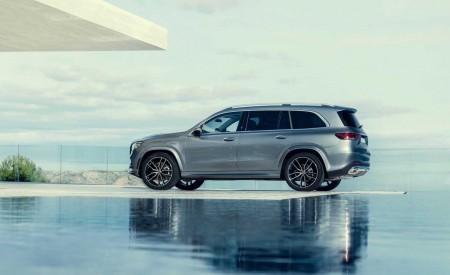 2020 Mercedes-Benz GLS AMG Line (Color: Designo Selenite Grey Metallic) Side Wallpapers 450x275 (29)