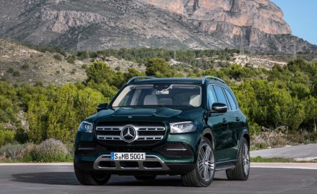 2020 Mercedes-Benz GLS (Color: Dmerald Green) Front Wallpapers 450x275 (49)