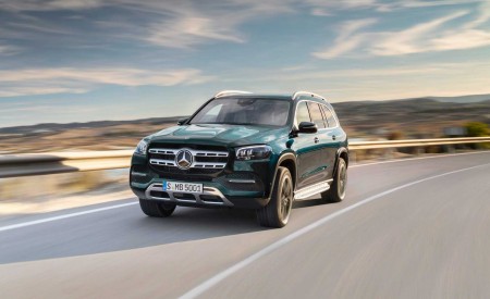 2020 Mercedes-Benz GLS (Color: Dmerald Green) Front Wallpapers 450x275 (45)