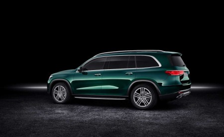 2020 Mercedes-Benz GLS (Color: Dmerald Green) Side Wallpapers 450x275 (87)