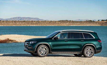2020 Mercedes-Benz GLS (Color: Dmerald Green) Side Wallpapers 450x275 (66)