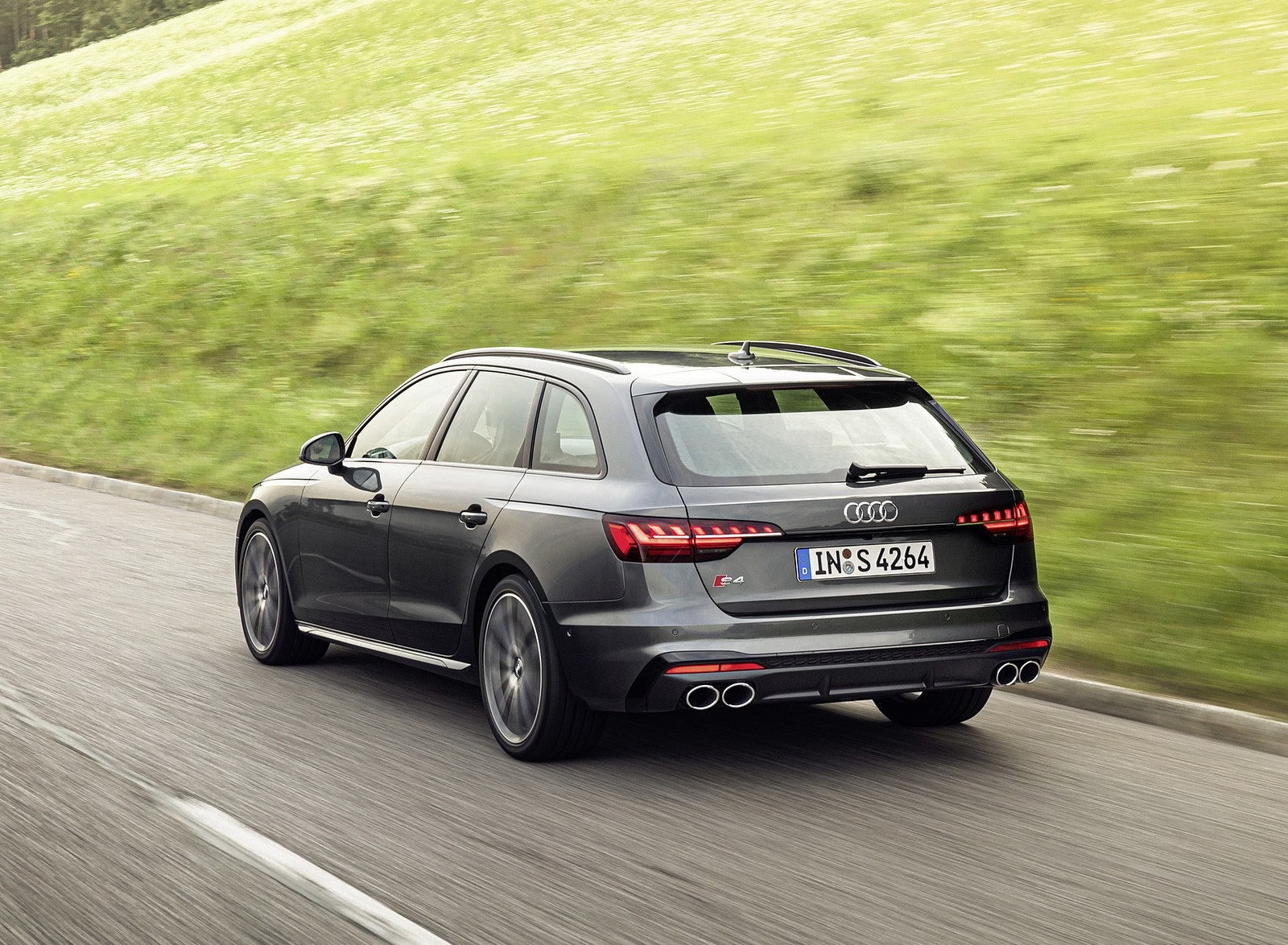 2019 Audi S4 Avant TDI (Color: Daytona Gray) Rear Three-Quarter Wallpapers (5)