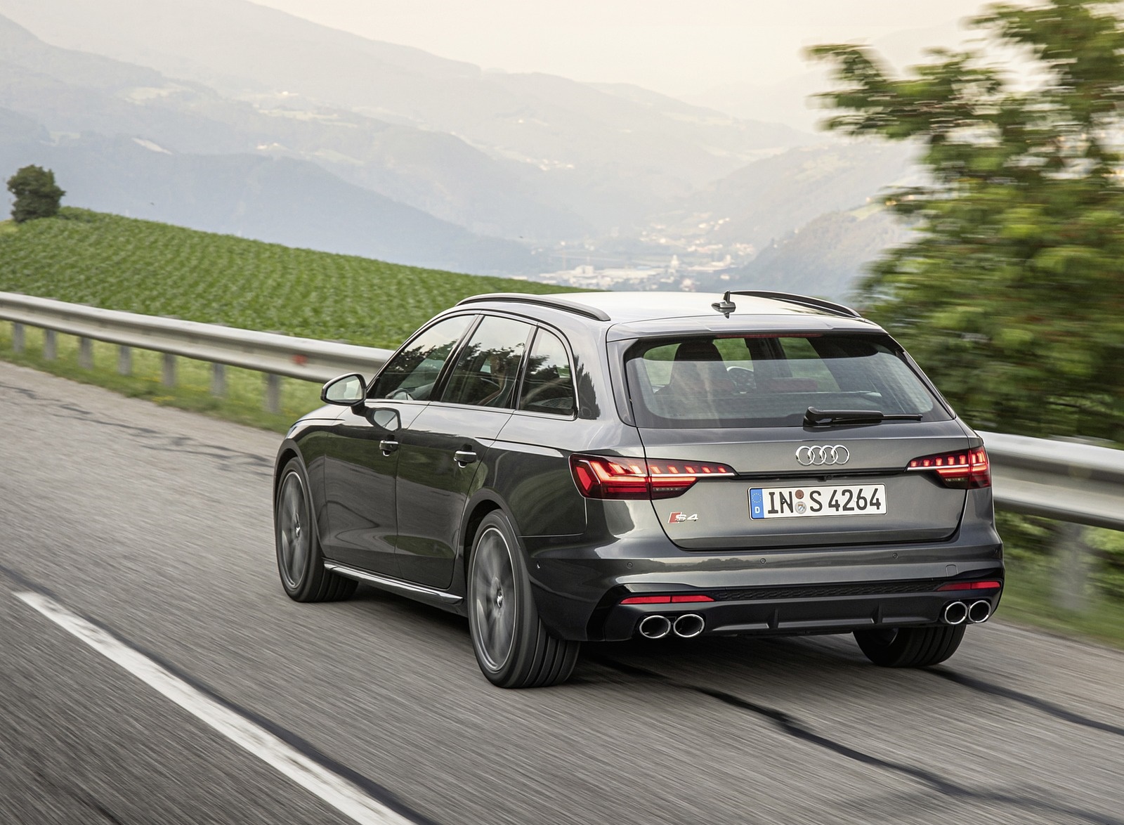 2019 Audi S4 Avant TDI (Color: Daytona Gray) Rear Three-Quarter Wallpapers (6)