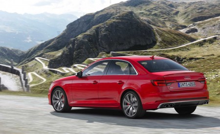 2019 Audi S4 Sedan TDI (Color: Misano Red) Rear Three-Quarter Wallpapers 450x275 (33)