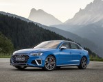 2019 Audi S4 TDI (Color: Turbo Blue) Front Three-Quarter Wallpapers 150x120