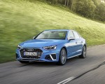2019 Audi S4 TDI (Color: Turbo Blue) Front Three-Quarter Wallpapers 150x120