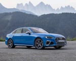 2019 Audi S4 TDI (Color: Turbo Blue) Front Three-Quarter Wallpapers 150x120