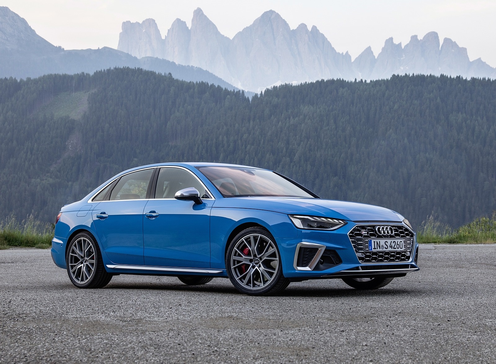 2019 Audi S4 TDI (Color: Turbo Blue) Front Three-Quarter Wallpapers #9 of 39