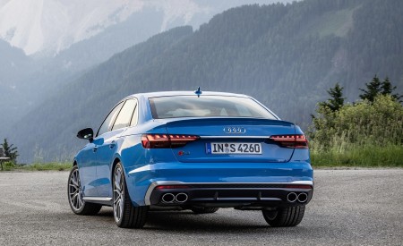 2019 Audi S4 TDI (Color: Turbo Blue) Rear Wallpapers 450x275 (12)