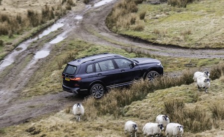 2019 BMW X7 30d (UK-Spec) Rear Three-Quarter Wallpapers 450x275 (95)
