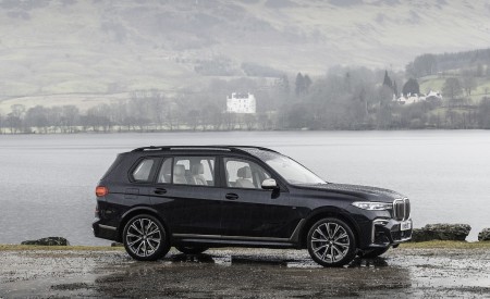 2019 BMW X7 M50d (UK-Spec) Side Wallpapers 450x275 (23)