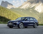 2020 Audi A4 Avant (Color: Navarra Blue) Front Three-Quarter Wallpapers 150x120
