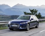 2020 Audi A4 Avant (Color: Navarra Blue) Front Three-Quarter Wallpapers 150x120
