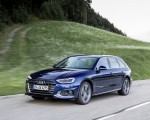 2020 Audi A4 Avant (Color: Navarra Blue) Front Three-Quarter Wallpapers 150x120