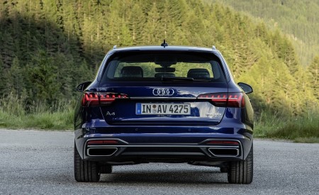 2020 Audi A4 Avant (Color: Navarra Blue) Rear Wallpapers 450x275 (43)