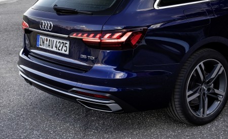 2020 Audi A4 Avant (Color: Navarra Blue) Tail Light Wallpapers 450x275 (44)