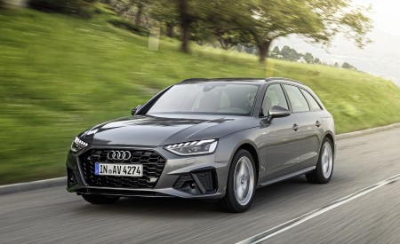 2020 Audi A4 Avant (Color: Terra Gray) Front Three-Quarter Wallpapers 450x275 (3)