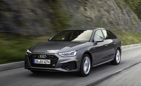 2020 Audi A4 Avant (Color: Terra Gray) Front Three-Quarter Wallpapers 450x275 (4)