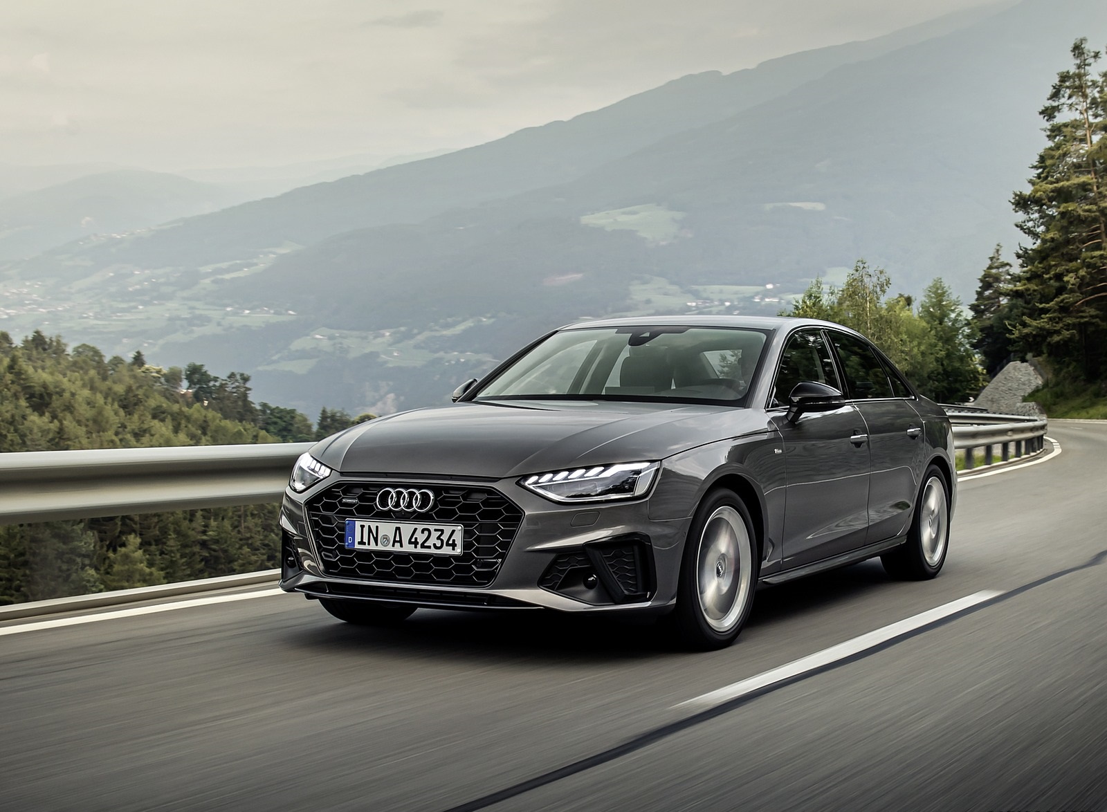 2020 Audi A4 (Color: Terra Gray) Front Three-Quarter Wallpapers (2)