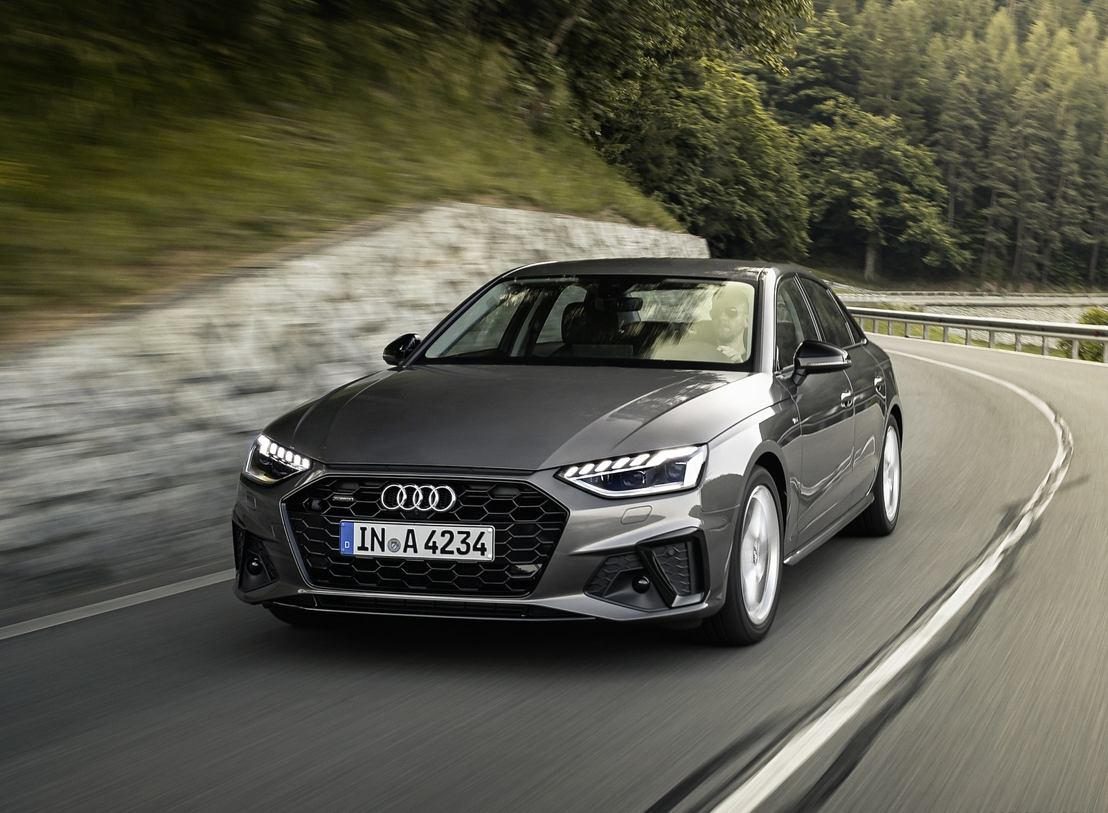 2020 Audi A4 (Color: Terra Gray) Front Wallpapers (3)