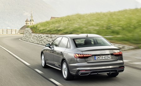 2020 Audi A4 (Color: Terra Gray) Rear Three-Quarter Wallpapers 450x275 (6)