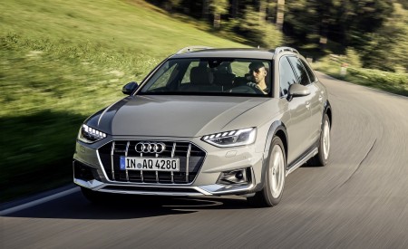 2020 Audi A4 allroad (Color: Quantum Gray) Front Wallpapers 450x275 (3)