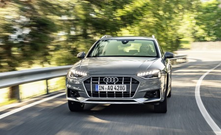 2020 Audi A4 allroad (Color: Quantum Gray) Front Wallpapers 450x275 (4)