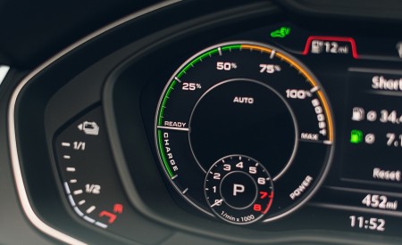 2020 Audi Q5 55 TFSI e Plug-In Hybrid Digital Instrument Cluster Wallpapers 450x275 (130)