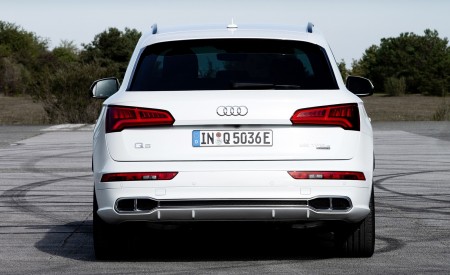 2020 Audi Q5 TFSI e Plug-In Hybrid (Color: Glacier White) Rear Wallpapers 450x275 (34)