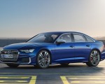 2020 Audi S6 Sedan TDI (Color: Navarra Blue) Front Three-Quarter Wallpapers  150x120 (23)