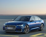 2020 Audi S6 Sedan TDI (Color: Navarra Blue) Front Three-Quarter Wallpapers  150x120 (24)